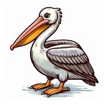 image is pelican coloring