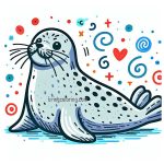 image is seal coloring