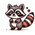 image of raccoon coloring