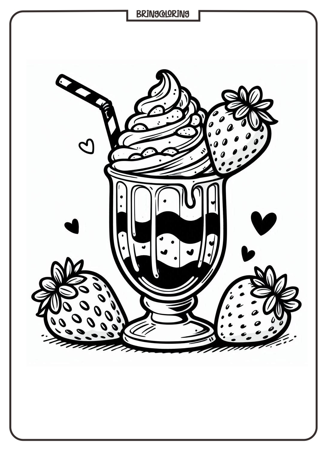 Strawberry Milkshakes are Sweet, Fresh, and Full of Color! 3 milkshake drink with strawberry coloring