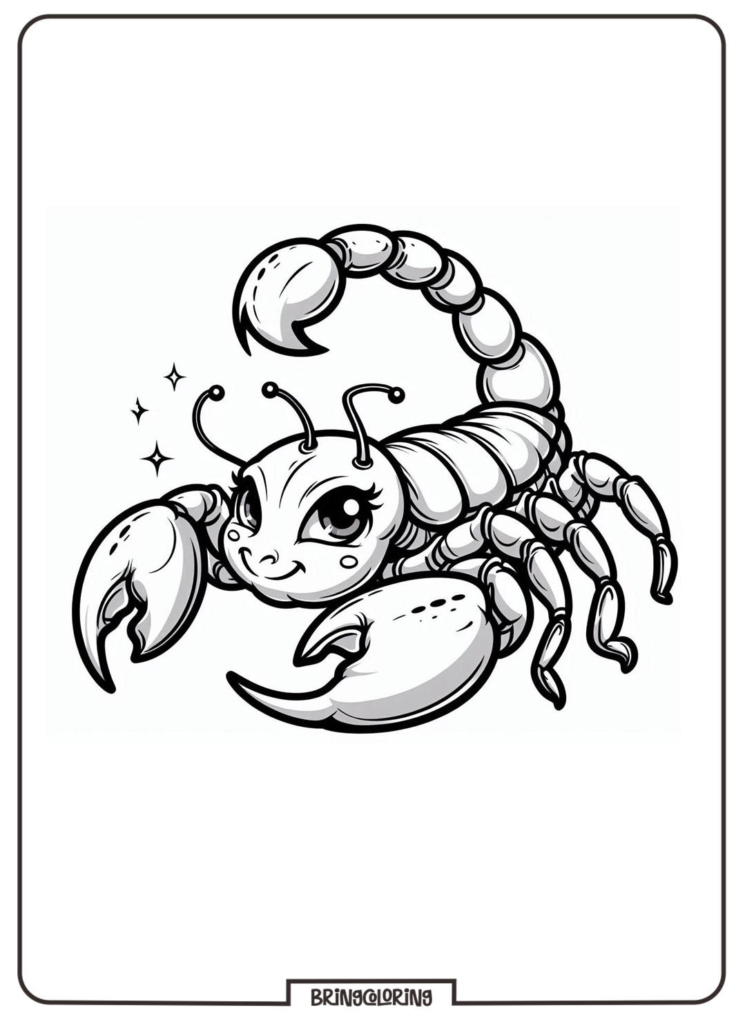 Scorpion Coloring Pages 2 scorpion coloring pages online
