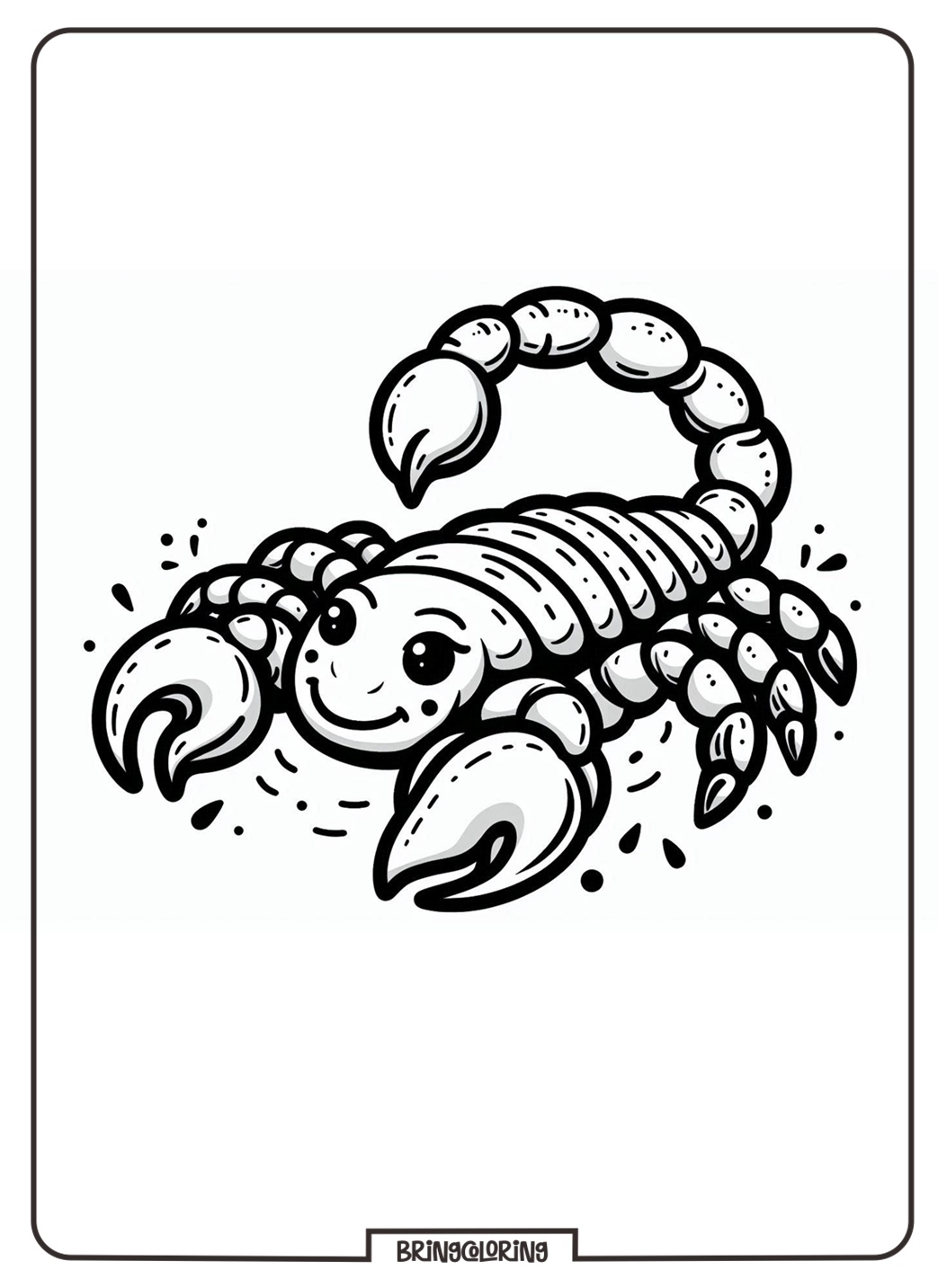 Scorpion Coloring Pages 3 scorpion coloring pages