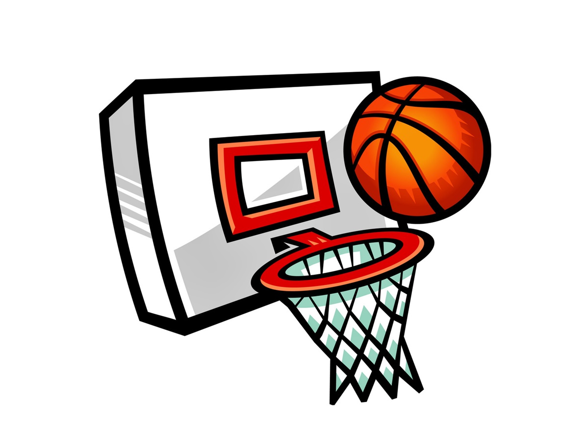 Basketball Hoop Coloring Image