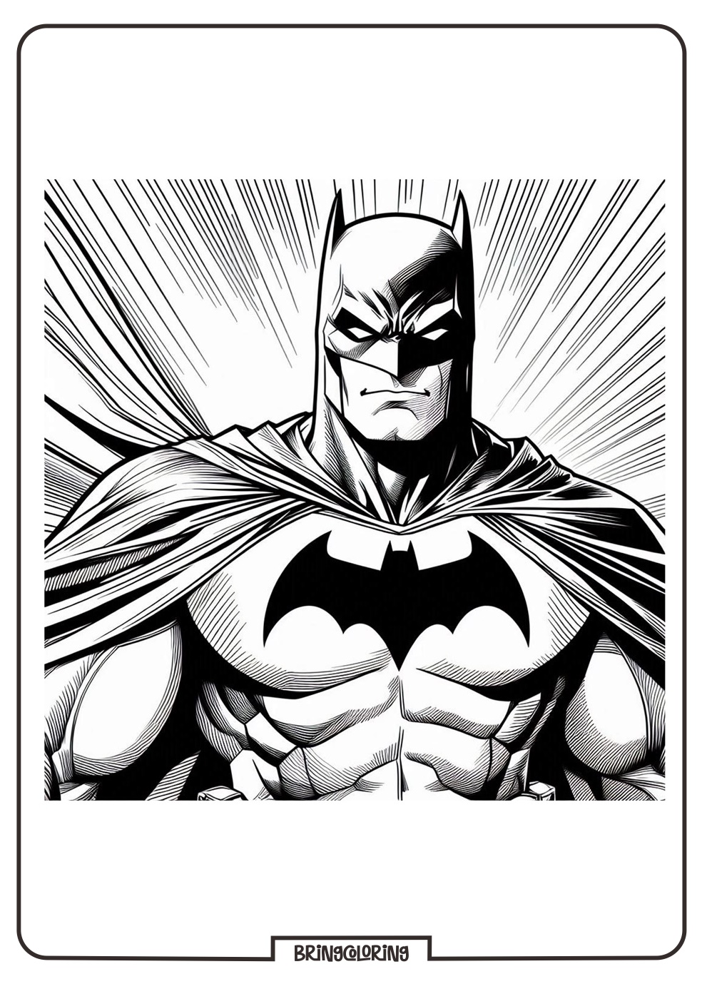 Batman Coloring Pages for Kids 2 Batman Coloring Online Pages