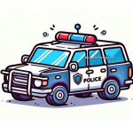 Police Cars Coloring Pages for Kids Image a Police Car Coloring