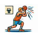 Basketball Shooting Position Coloring Pages Image is Basketball Shooting Coloring