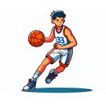 Image of Basketball Player Coloring