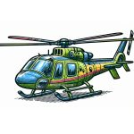 Helicopter Coloring Pages for Kids Image of Helicopter Coloring