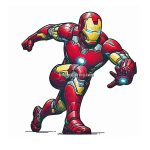 The Famous Superhero Iron Man Coloring Pages Image of Iron Man Coloring