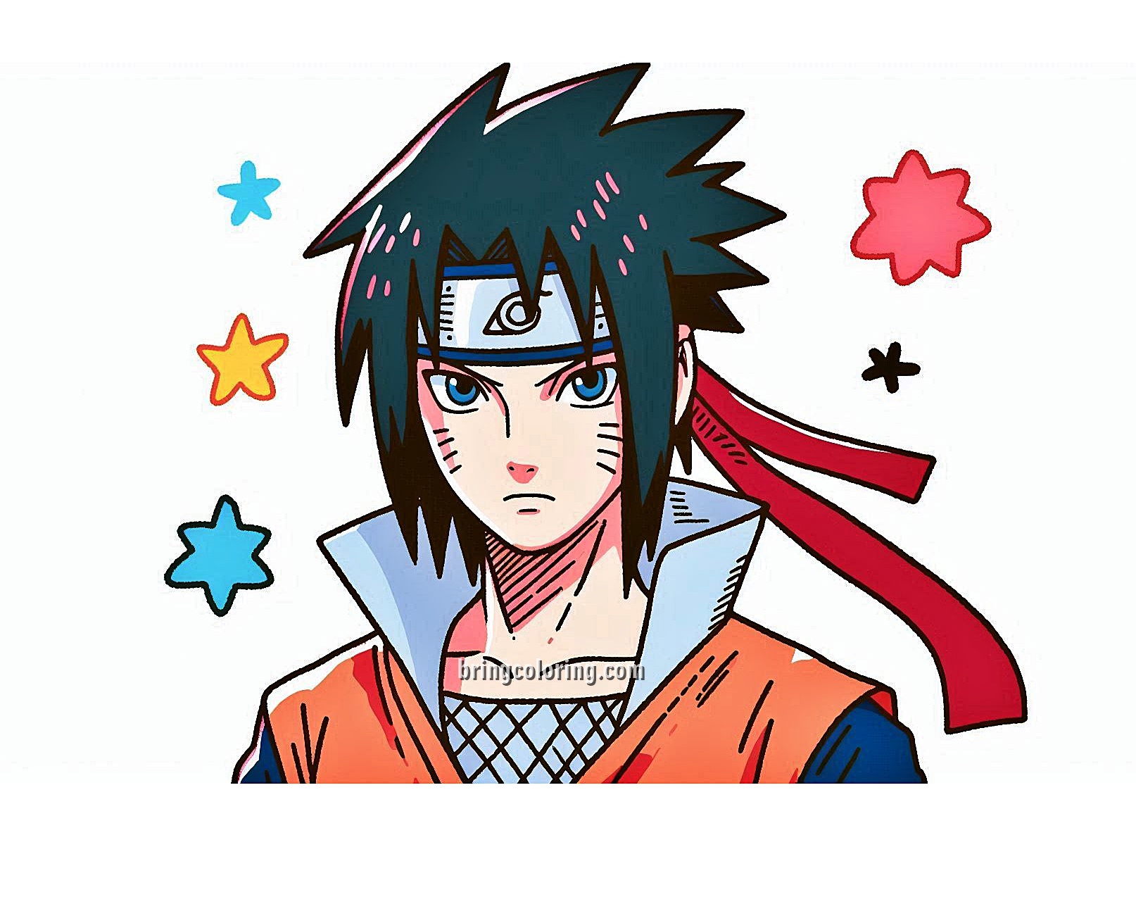 Image of Sasuke Uchiha Coloring