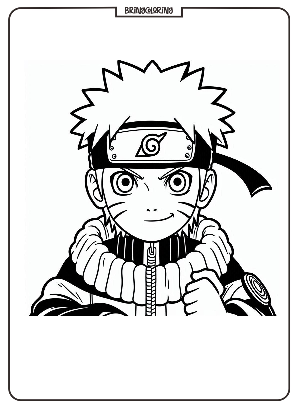 Naruto Coloring Pages Bringcoloring.com