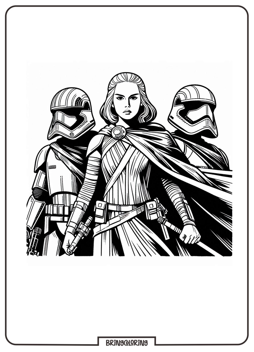 Star Wars takes Kids on an Adventure to Galaxies Far, Far Away! 1 Star Wars Coloring Online Page