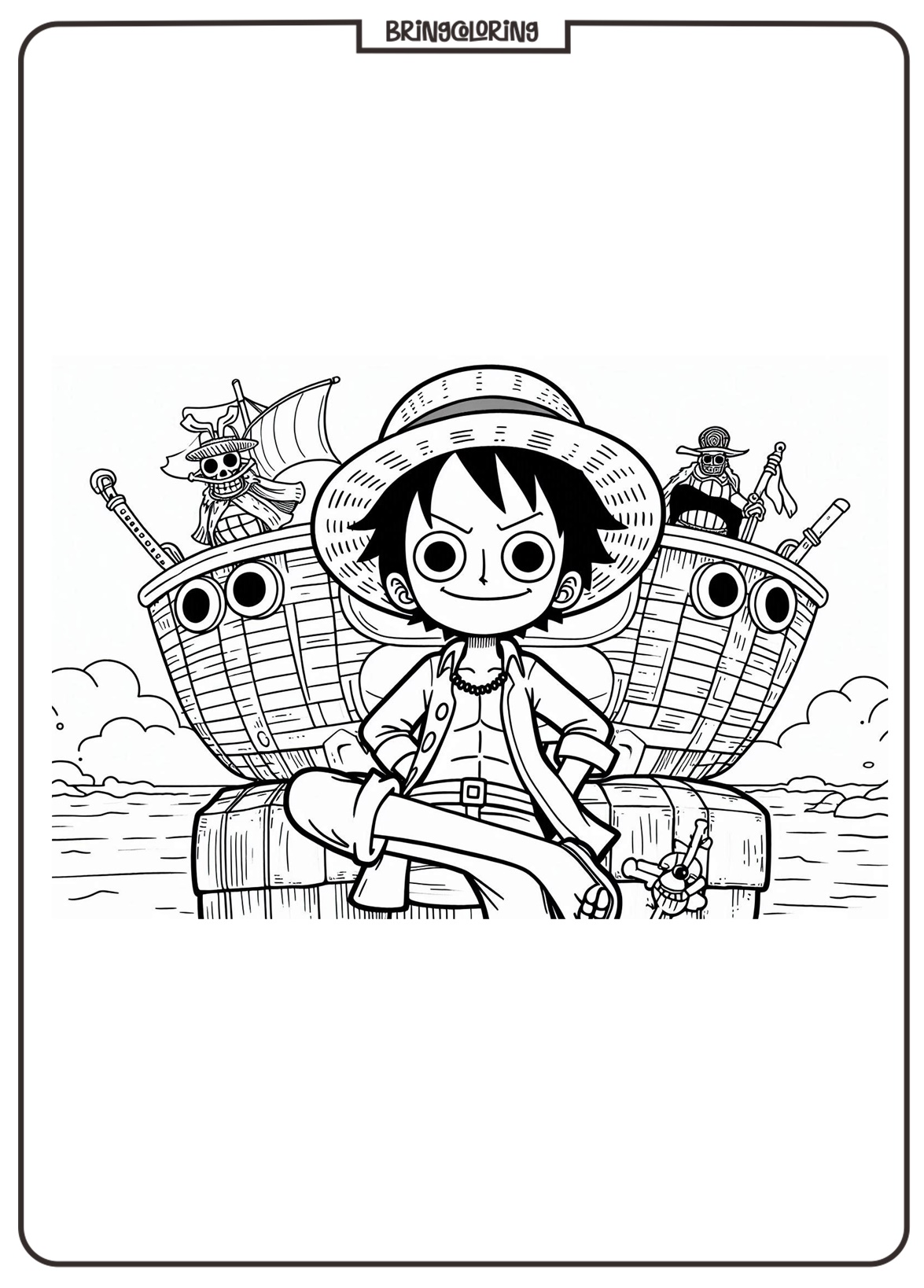coloring page cartoon movie one piece bringcoloring.com