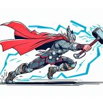 The Mighty Avenger Thor Coloring Pages image Thor coloring pages