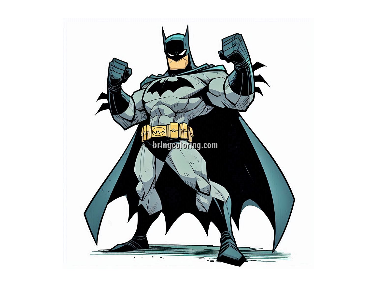 Batman Coloring Pages for Kids 3 image of Batman coloring pages