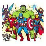 Welcome to our Marvel Coloring Pages image of Marvel Coloring