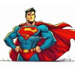 image of Superman Coloring
