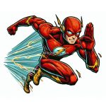 The Flash Coloring Page for Kids image of The Flash coloring