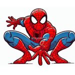 The Spiderman Coloring Pages for Kids image of spiderman coloring