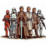 image of star wars coloring