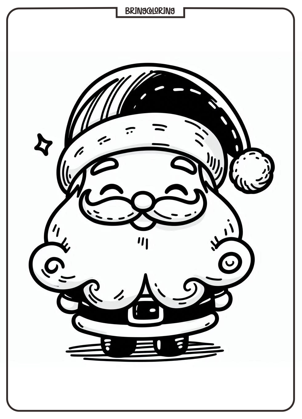 Ho Ho Ho! Santa Coloring Fun! 5 Christmas Santa Coloring Online Pages