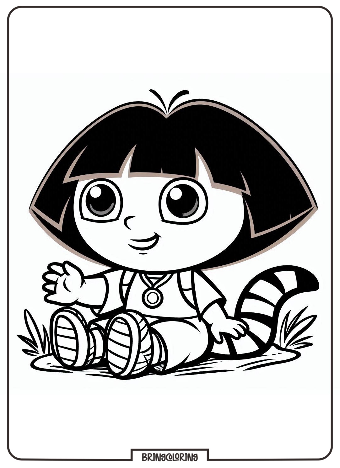 Go on an Exciting Adventure with these Dora Coloring Pages for Kids! 5 Dora Coloring Online Pages for Kids bringcoloring.com
