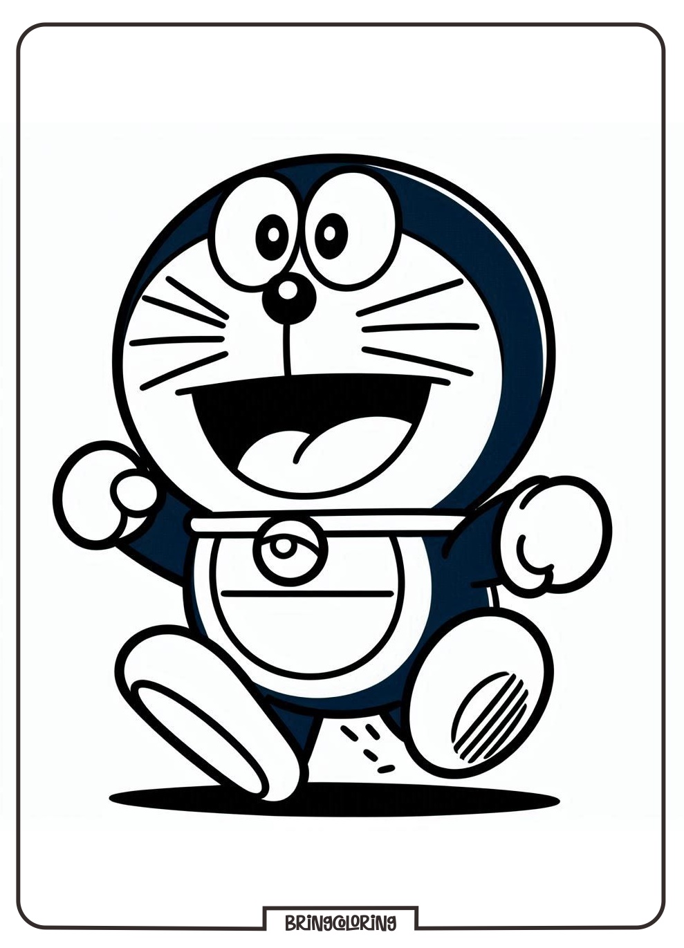Doraemon Coloring Online Page bringcoloring.com