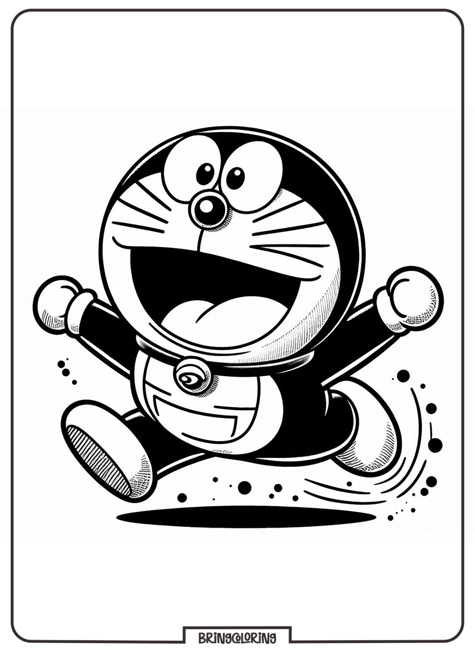 Doraemon Coloring Online Page for Kids bringcoloring.com