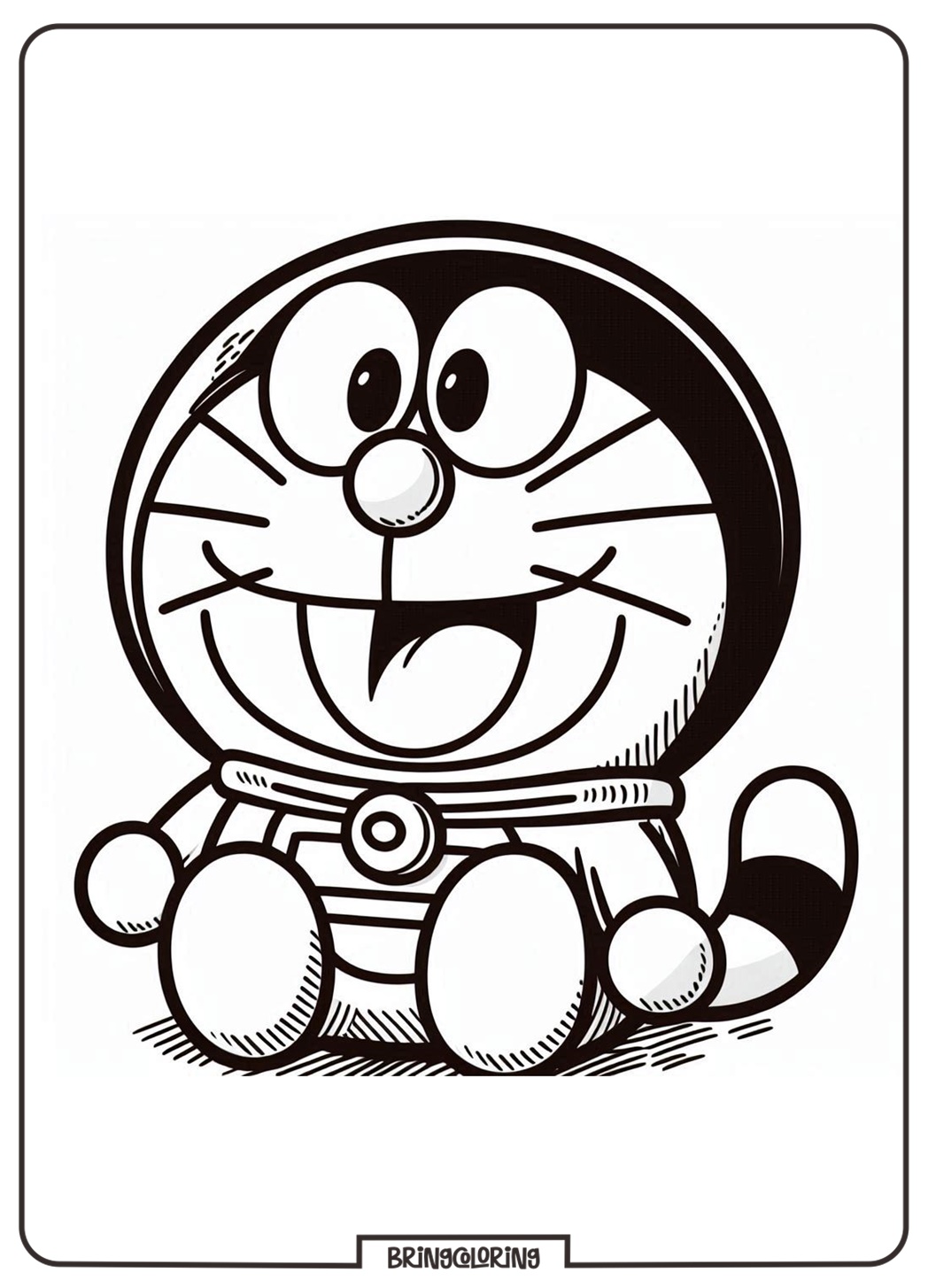 Doraemon Coloring Online Pages for Kids bringcoloring.com