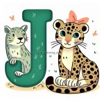 Alphabet Letter J with Jaguar Coloring Pages Image is Alphabet Letter J with Jaguar Coloring