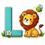 Alphabet Letter L with Lion Coloring Pages Image of Alphabet Letter L with Lion Coloring