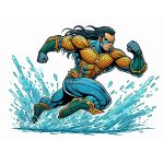 Get Ready to Dive Under the Sea with Aquaman Coloring Pages Image of Aquaman Coloring Pages