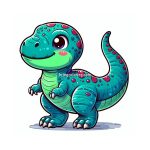 Get Ready for a Dino-mite Adventure with These Baby T-Rex Coloring Pages Image of Baby T Rex Coloring