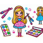 Image of Barbie Coloring