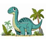 Image of Brontosaurus Coloring Pages