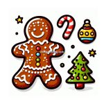 Christmas Gingerbread Coloring Pages for Kids Image of Christmas Gingerbread Coloring