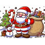 Ho Ho Ho! Santa Coloring Fun! Image of Christmas Santa Coloring Online Pages