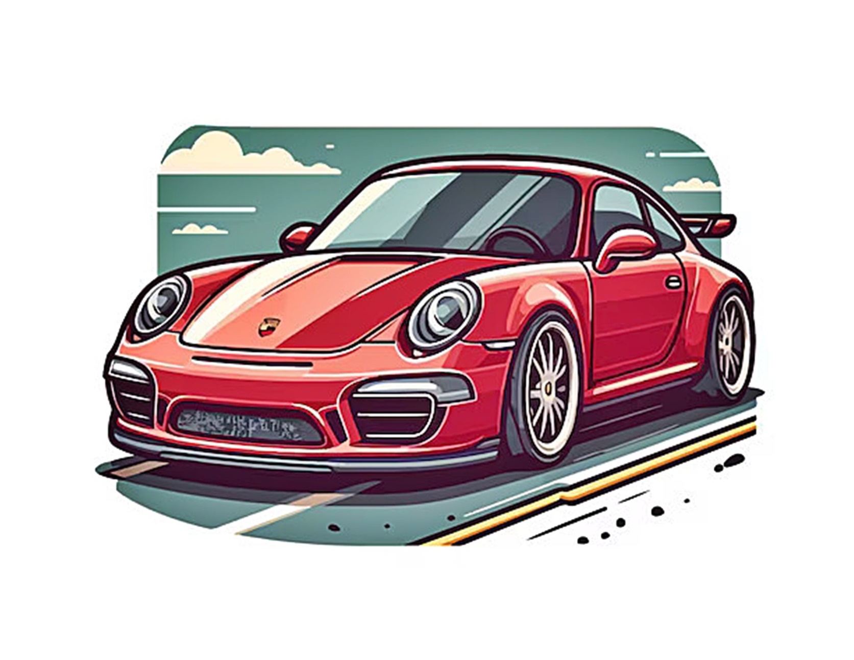 Cool Favorite Sports Car Porsche Coloring Pages 4 Image of Coloring Page Porsche