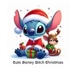 Cute Disney Stitch Christmas Coloring Pages Image of Cute Disney Stitch Christmas