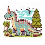 Dinosaurs Coloring Pages for Kids Image of Dinosaurs Coloring Pages