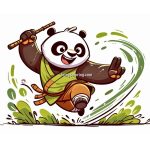 Image of Kungfu Panda Coloring Online Page