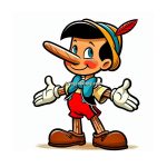 Pinocchio Coloring Pages for Kids Image of Pinocchio Coloring