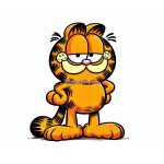 Have Fun Coloring Everyone’s Favorite Orange Garfiled Cat! image of Garfield coloring