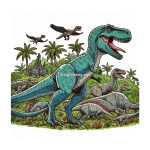 Jurassic World Coloring Pages for Kids image of Jurassic World Coloring