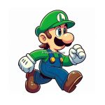image of Luigi coloring online