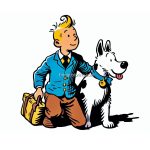Join the Adventure with the Tintin Coloring Pages! image of tintin coloring