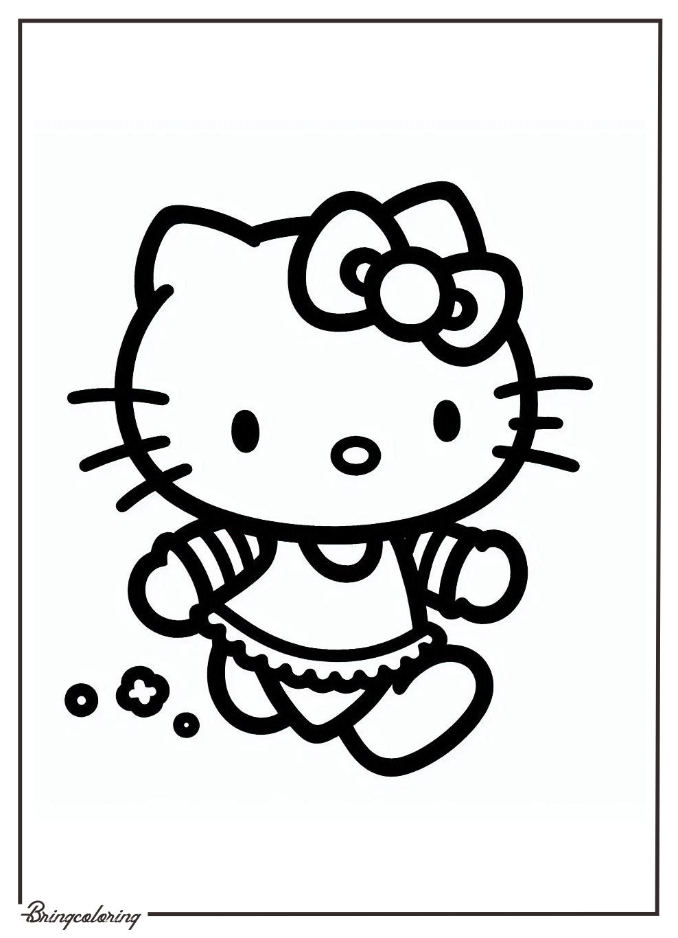 Hello Kitty Coloring Online Page bringcoloring.com