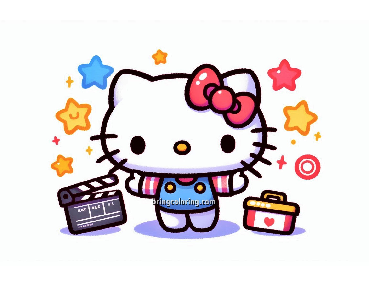 Image of Hello Kitty Coloring