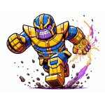 Image of Lego Thanos Coloring