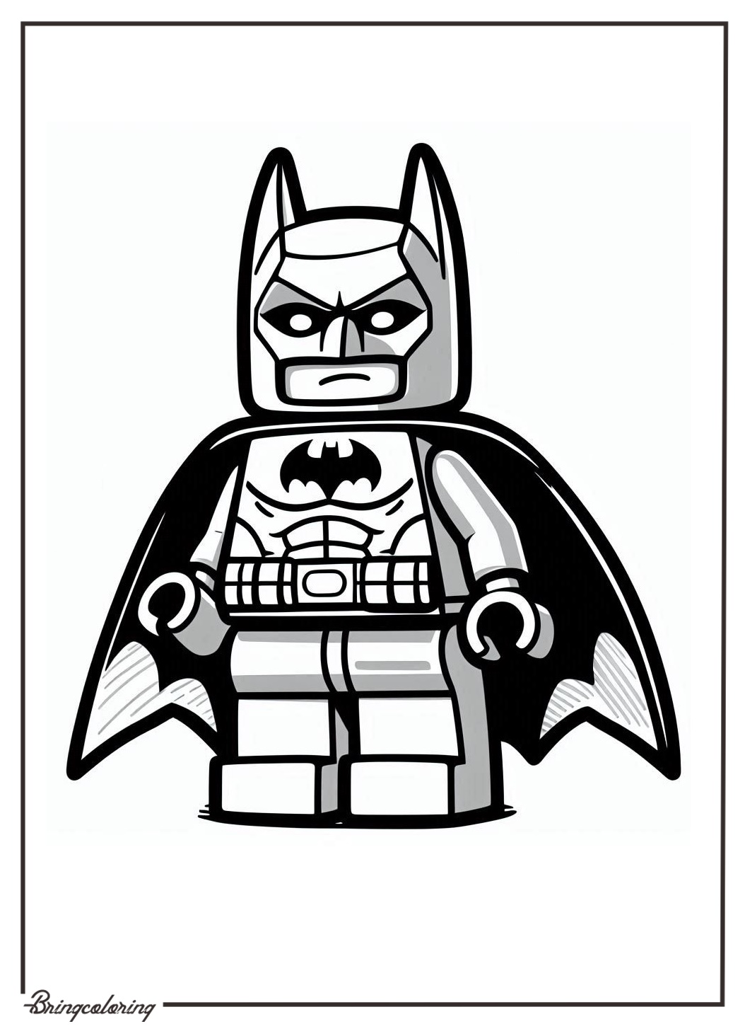 Lego Batman Coloring Online Page bringcoloring.com